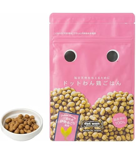 Amazon.co.jp: ドットわん 豚ごはん 500g ドッグフード 国産 無添加